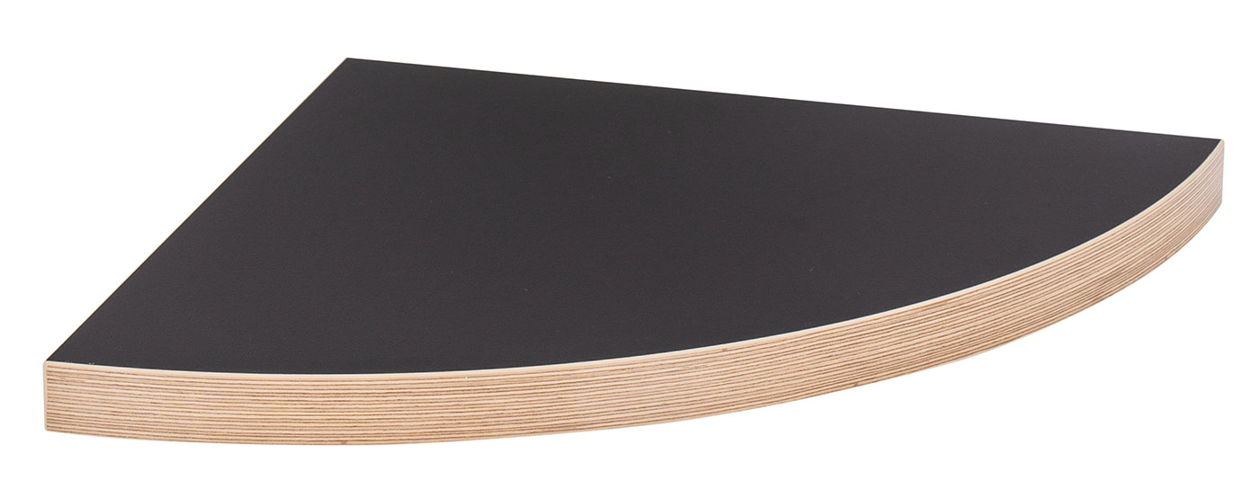 Wandregal Eckregal Schwarz Hängeregal Schweberegal Wanddeko Regal Eckboard