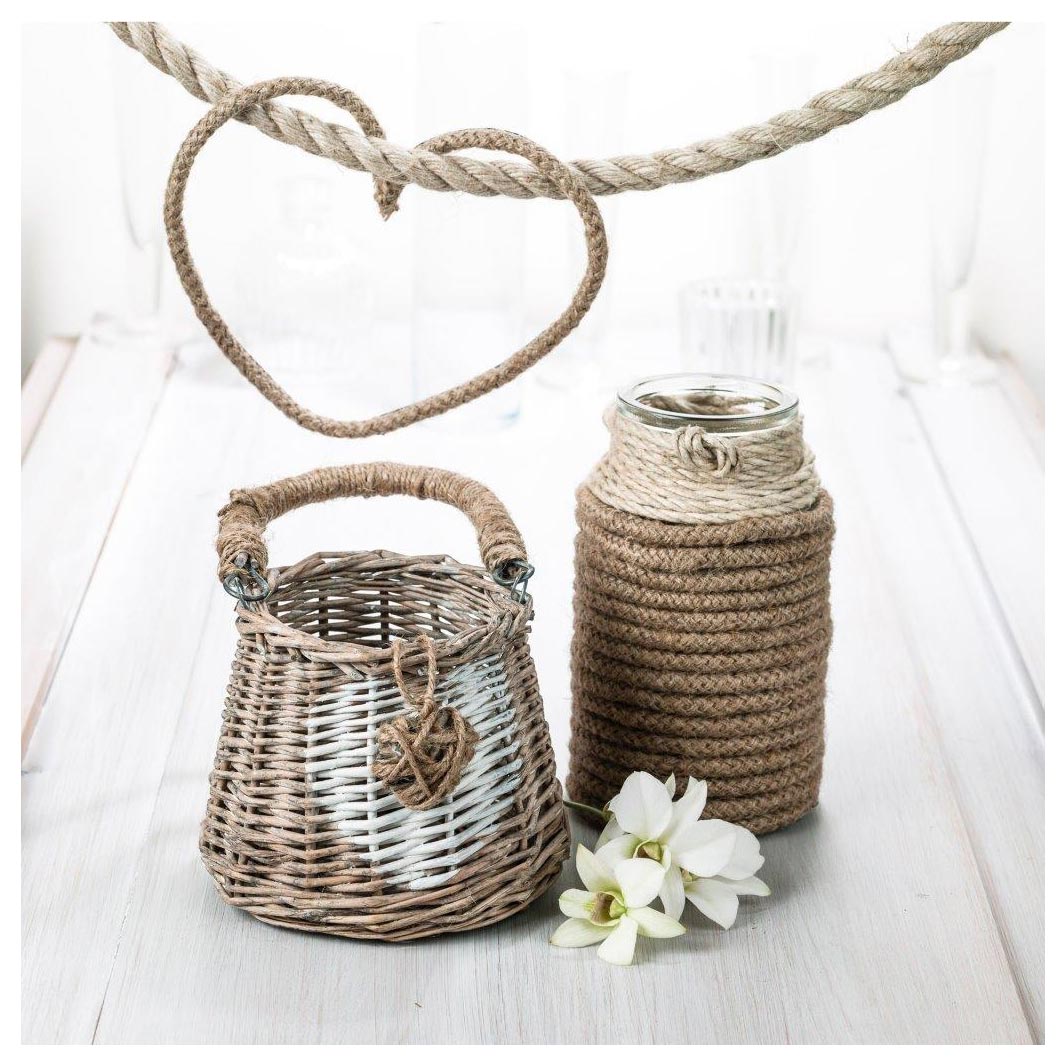 levandeo 2er Set Glasbild je 30x30cm Wandbild Glas Herz vintage shabby chic