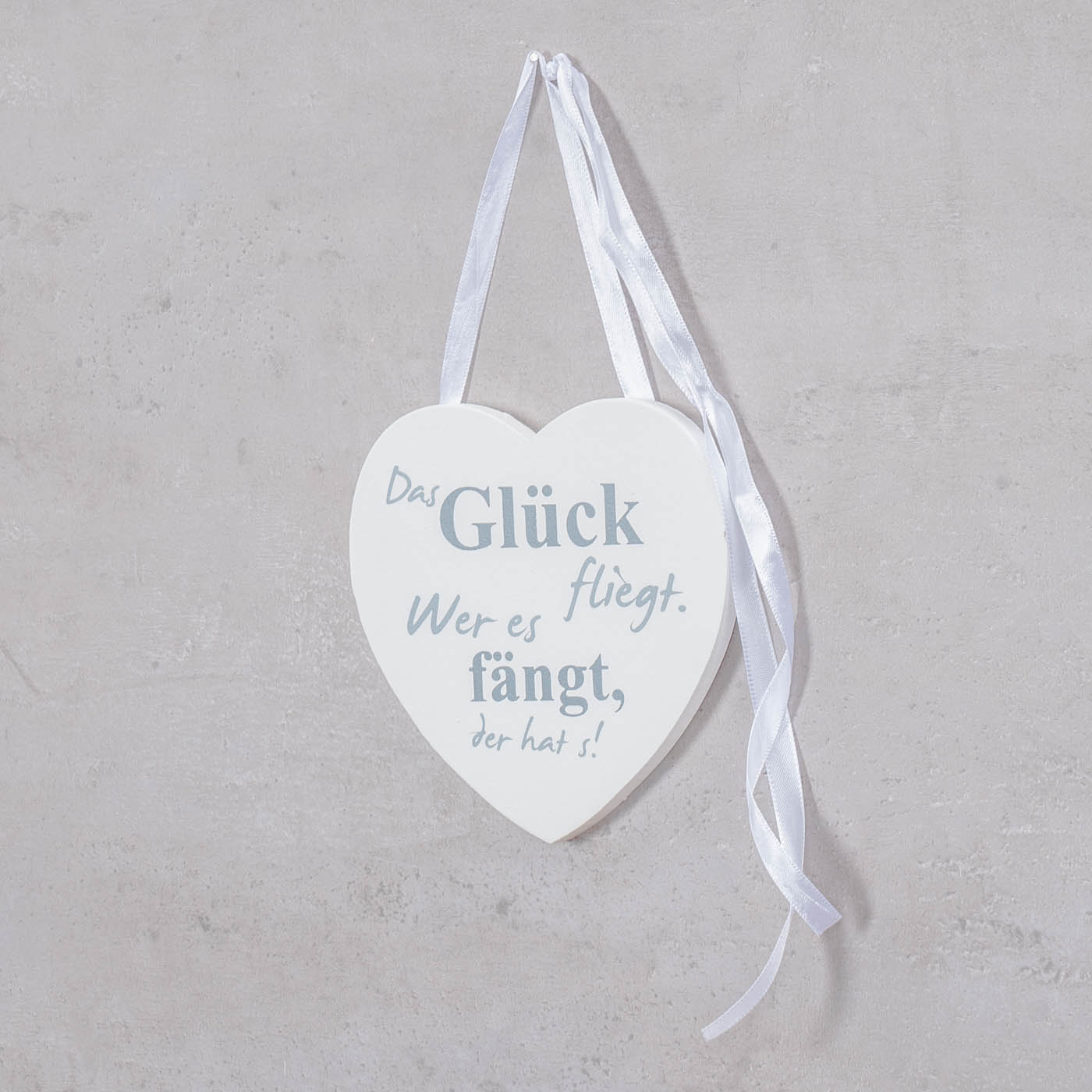 3er Set Deko-Herz Holz Sprüche 14x14cm Liebe Love Wanddeko Aufhänger Wandbild
