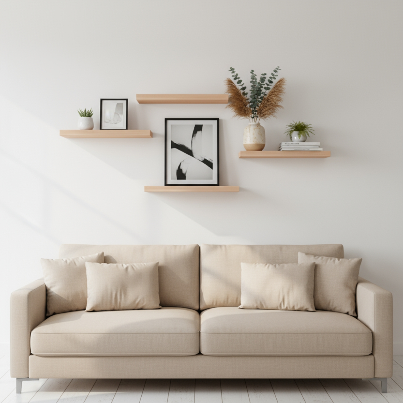 Wandboard Bobby 40cm Kernbuche - Wandregal Regal Board Bord Wandbord