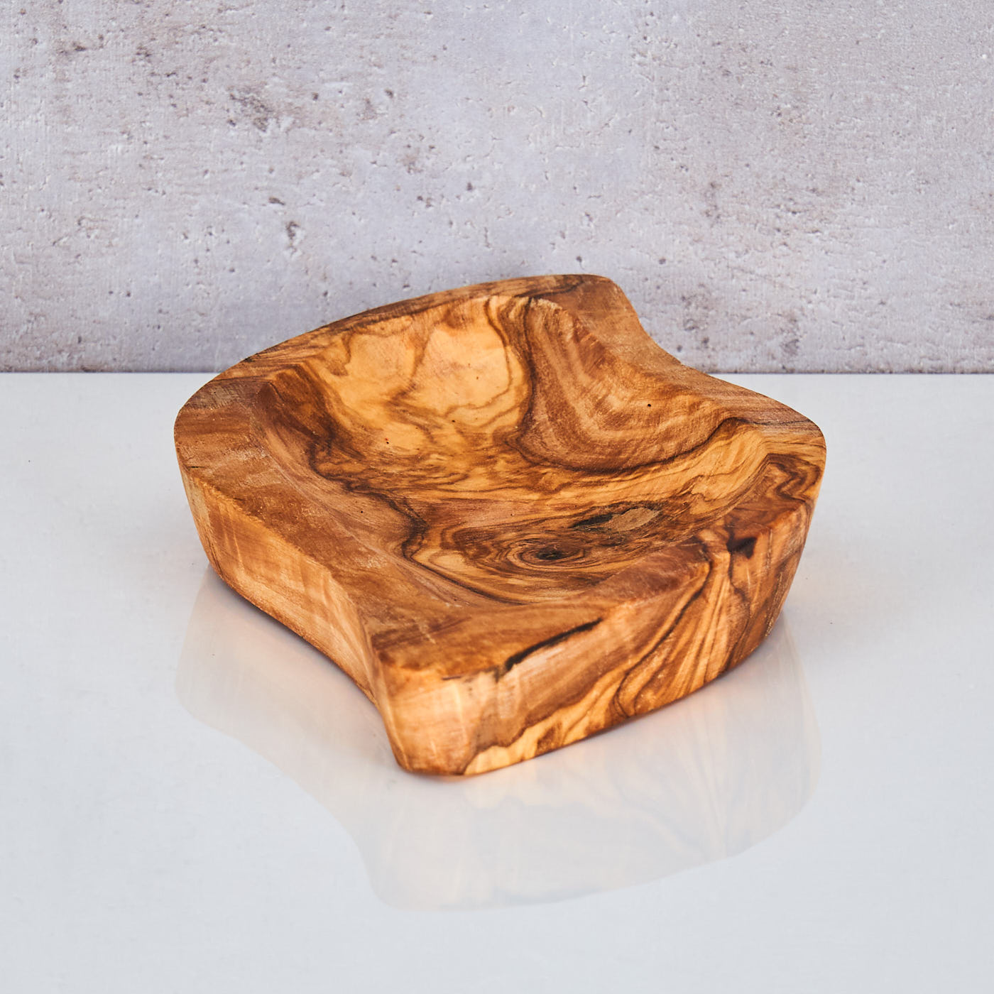 Schale ca. 22x10cm Olivenholz Dip Antipasti Snackschale Natur Unikat Deko Olivenschale