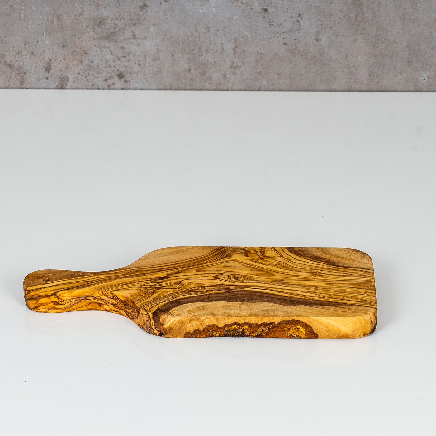 Kleines Schneidebrett Olivenholz Holz ca. 21cm Küchenbrett Brotzeit Schneidbrett