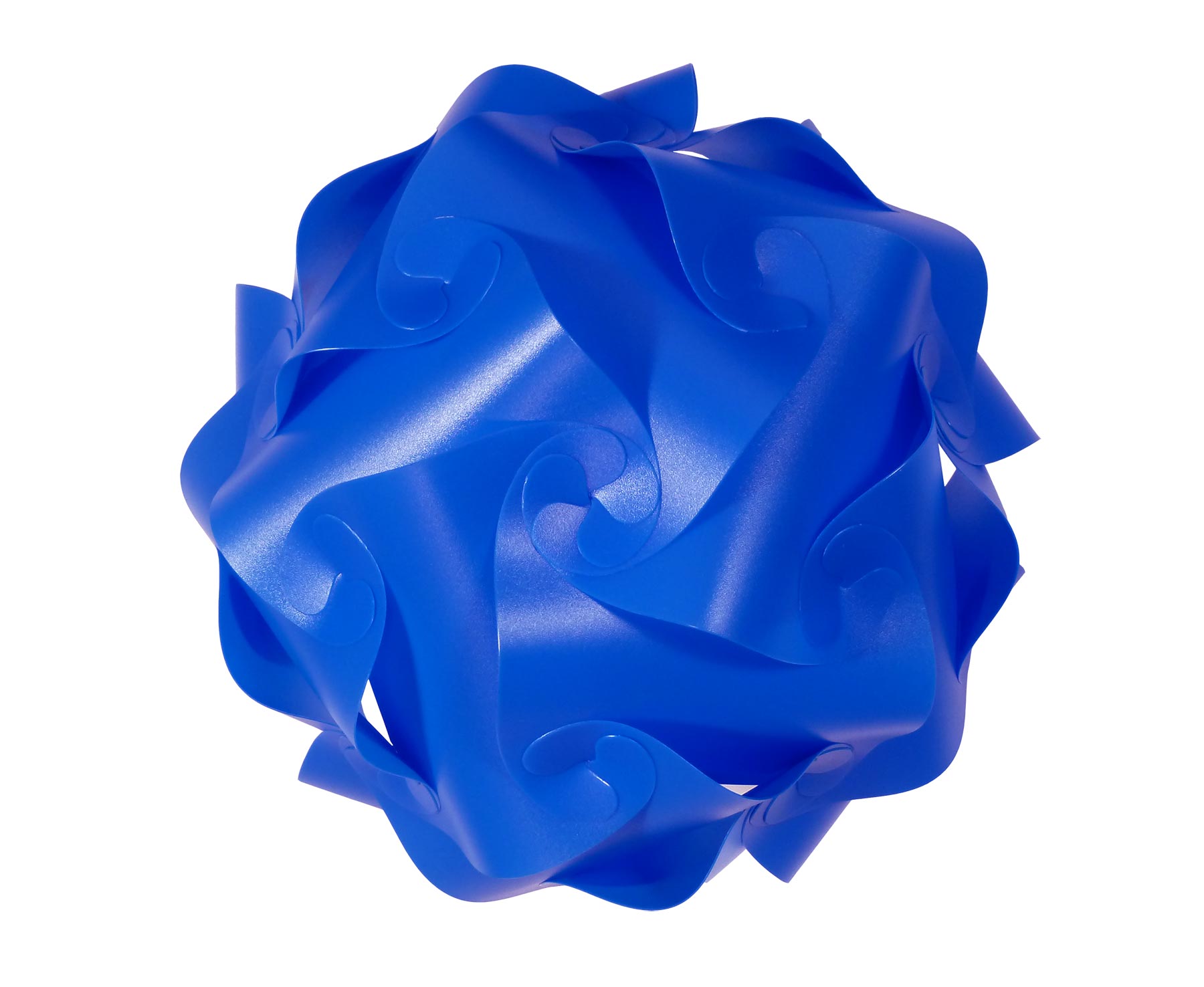 IQ Puzzle Lampe blau M 24cm Retro Designer Hängelampe Deckenleuchte