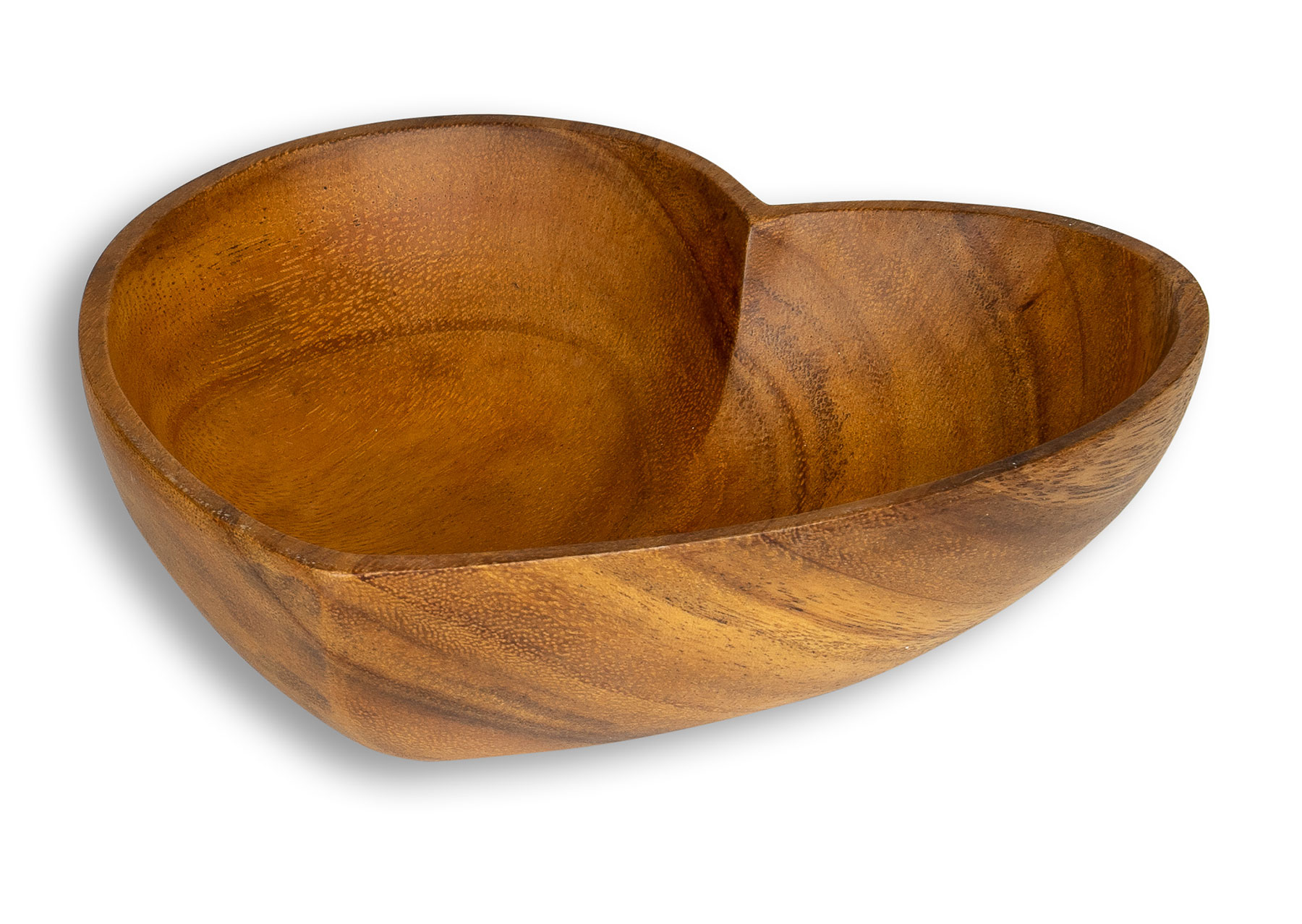 Schüssel Akazie 20x5,5cm Herz Holz Schale Obstschale Obstkorb Brotkorb Design
