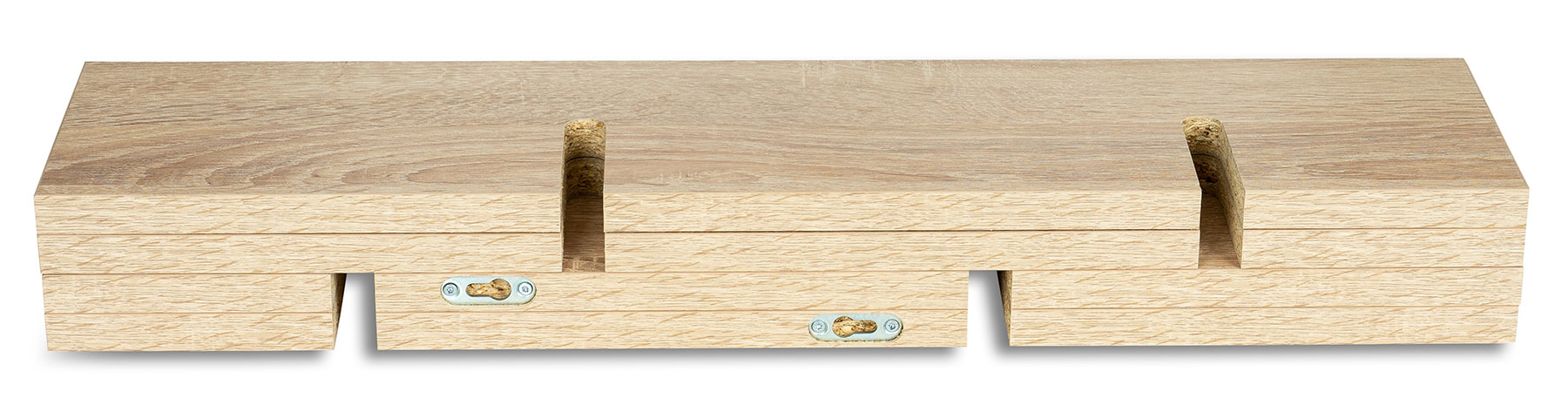 levandeo Hashtag Regal 75x75cm Wandregal Holz Sonoma Eiche Bücherregal Deko