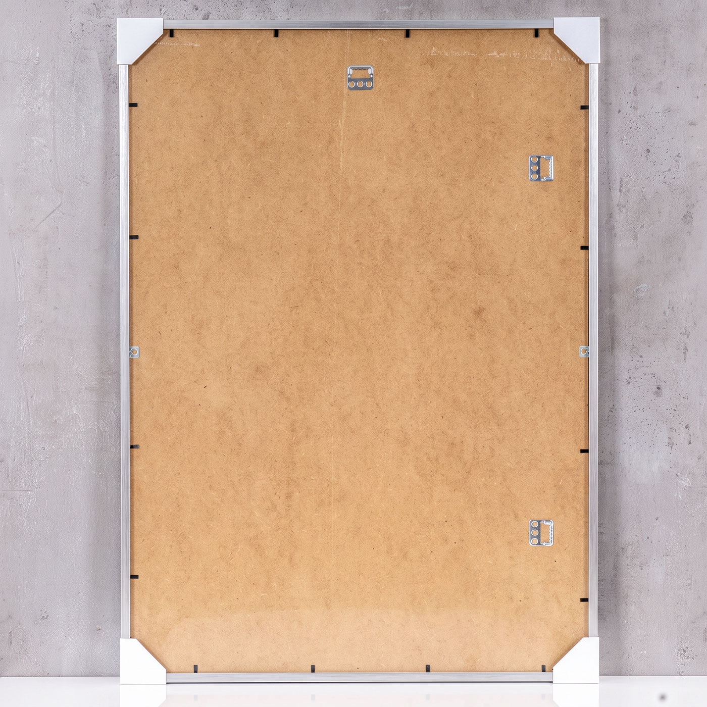 Bilderrahmen 50x70 Silber Holz Fotorahmen MDF Holzrahmen Acrylglas Posterrahmen