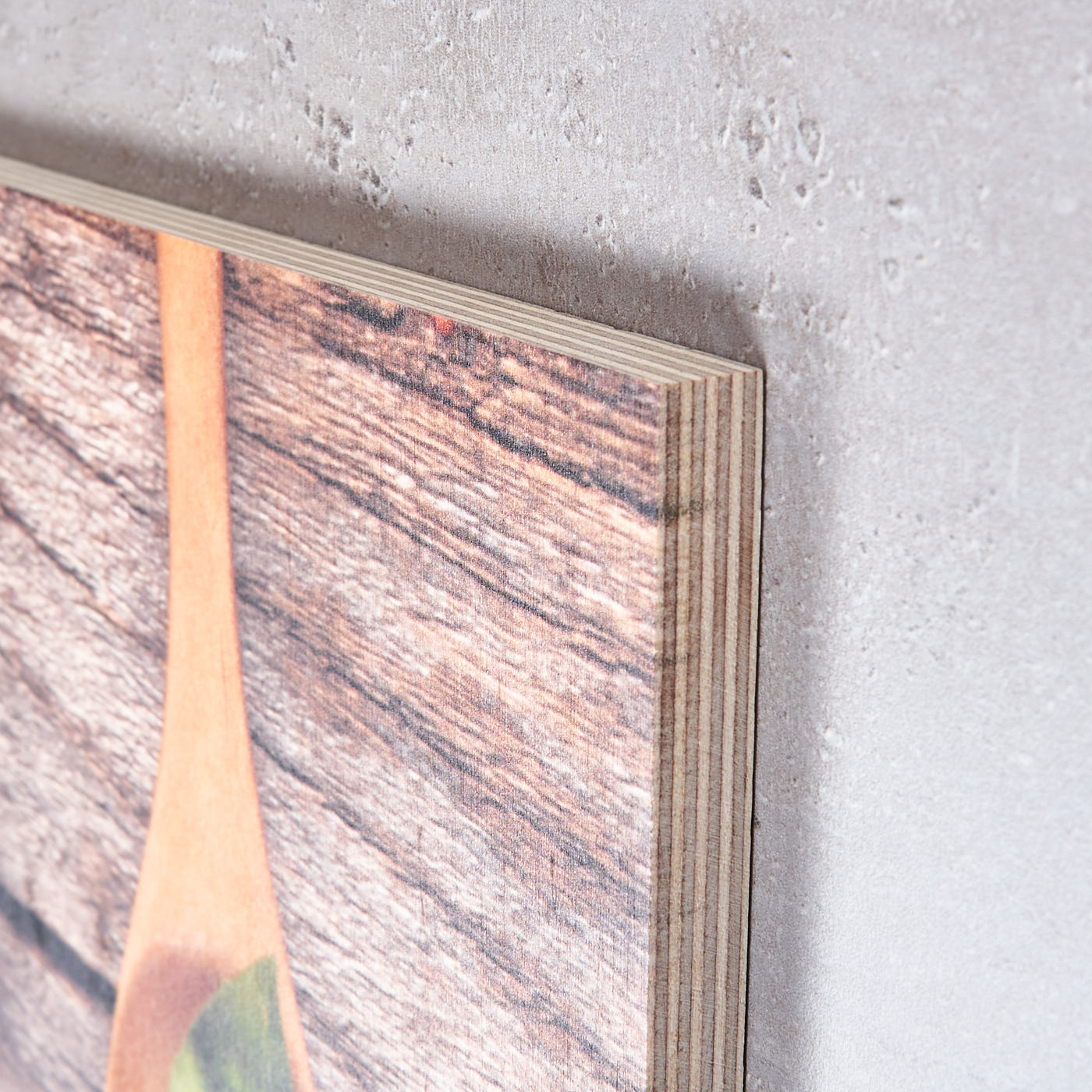 3er Set Wandbild 90x60cm Holz Birkenholz Kräuter Gewürze Küche Holzbild Wanddeko