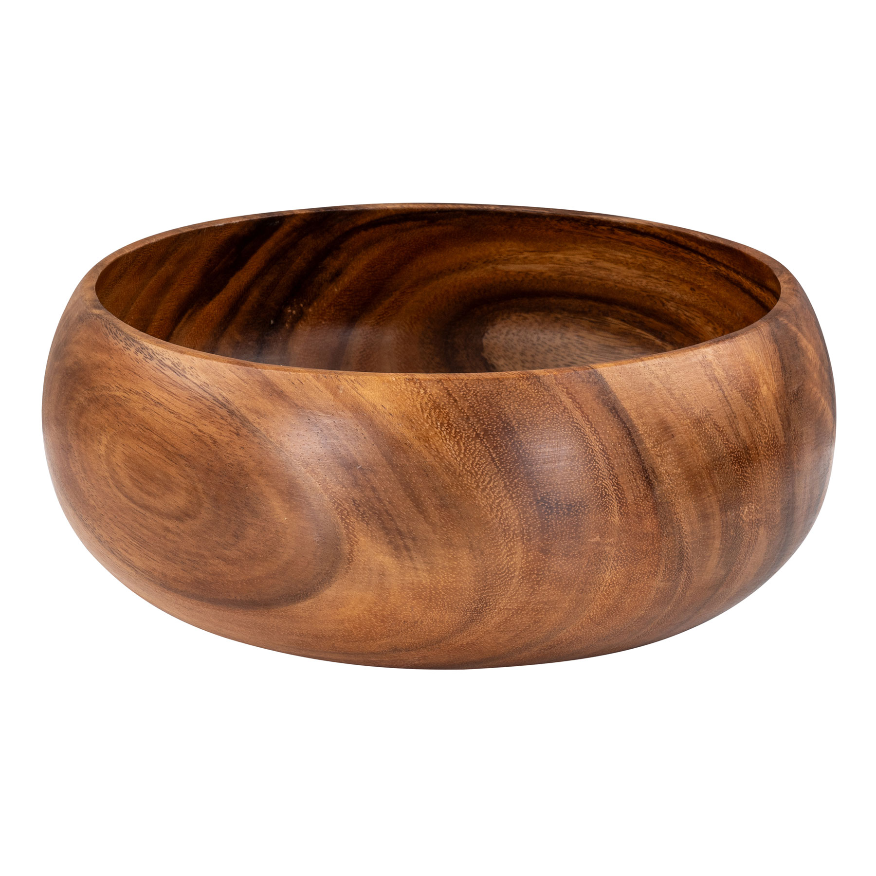 Holzschale Akazie 30x12cm  rund Schale Obstschale Deko Unikat