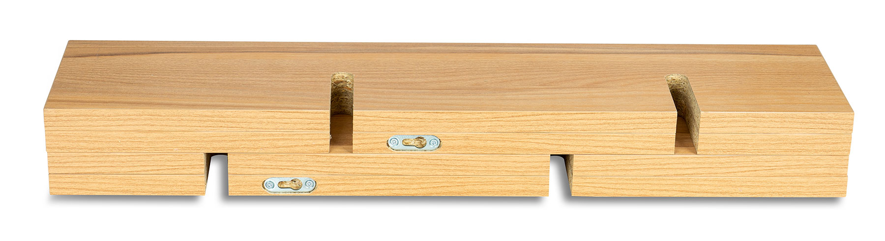 levandeo Hashtag Regal 75x75cm Wandregal Holz Kernbuche Bücherregal Hängeregal