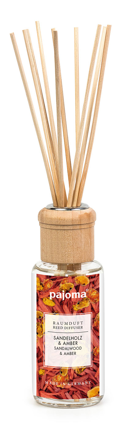 Raumduft 100ml Sandelholz Amber Lufterfrischer Duftstäbchen Raumerfrischer