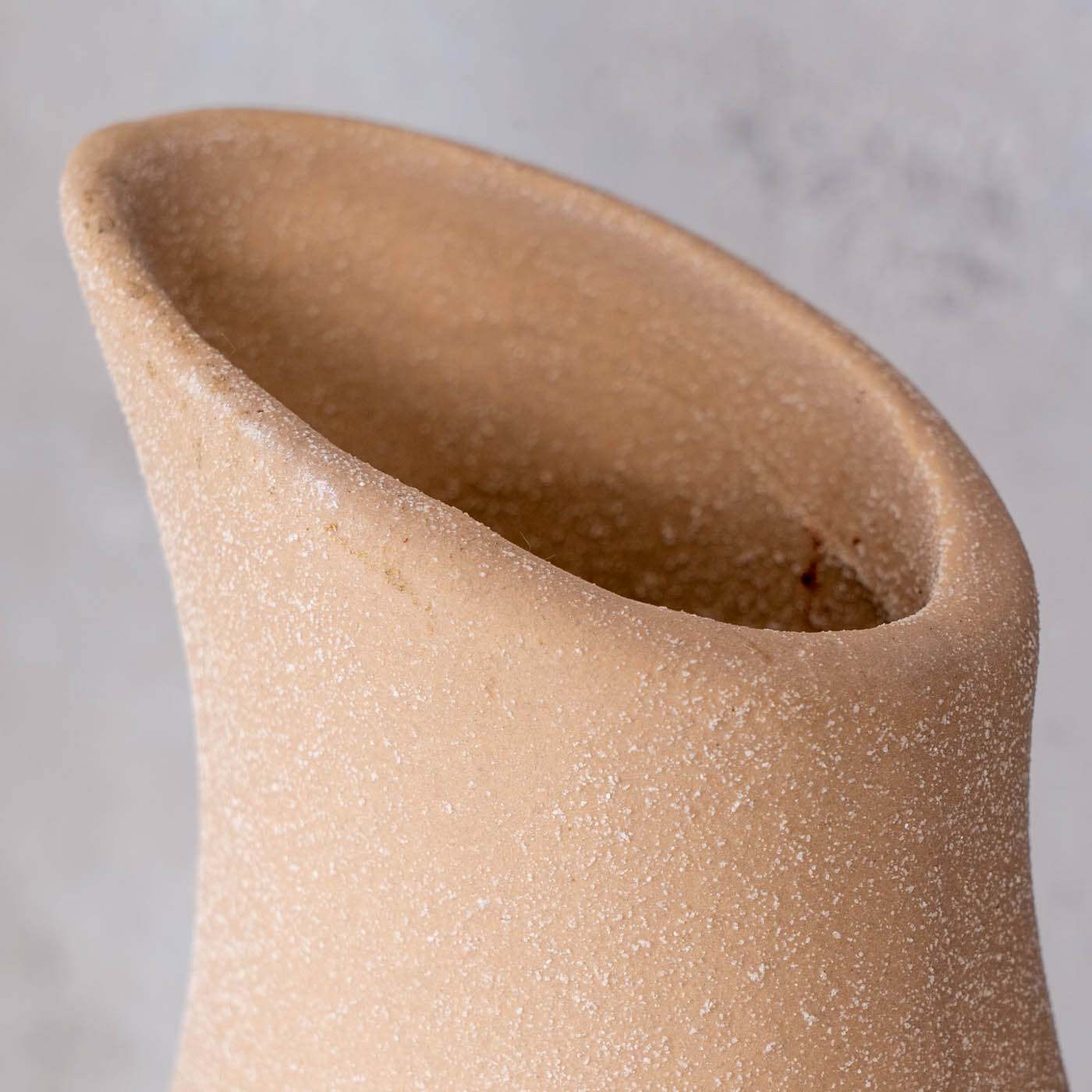 Vase H22cm Blumenvase Keramik Sand Beige Tischdeko Dekovase Keramikvase Deko