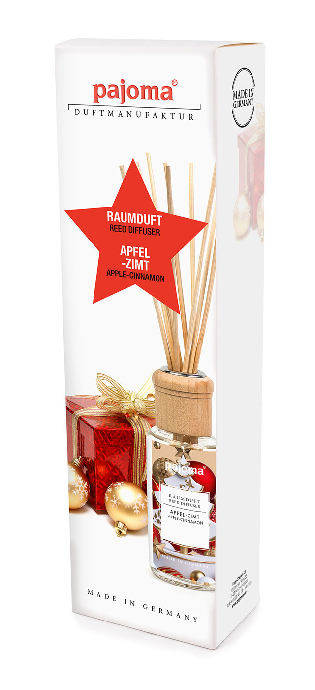 Raumduft 100ml Apfel-Zimt Lufterfrischer Duftstäbchen Raumerfrischer Geschenk