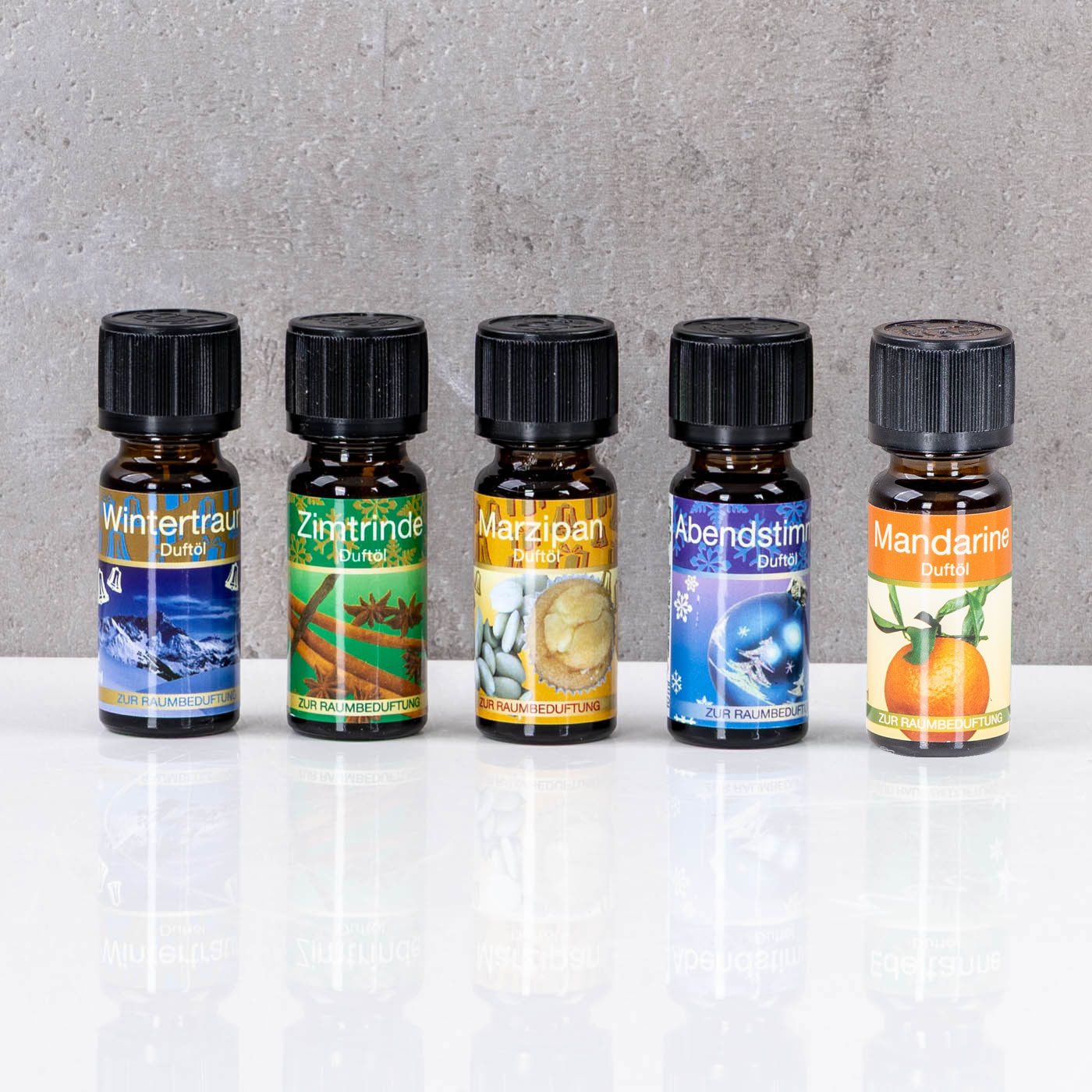 10er Set Weihnachtsduft Duftöle je 10ml für Duftlampen Raumduft Lufterfrischer