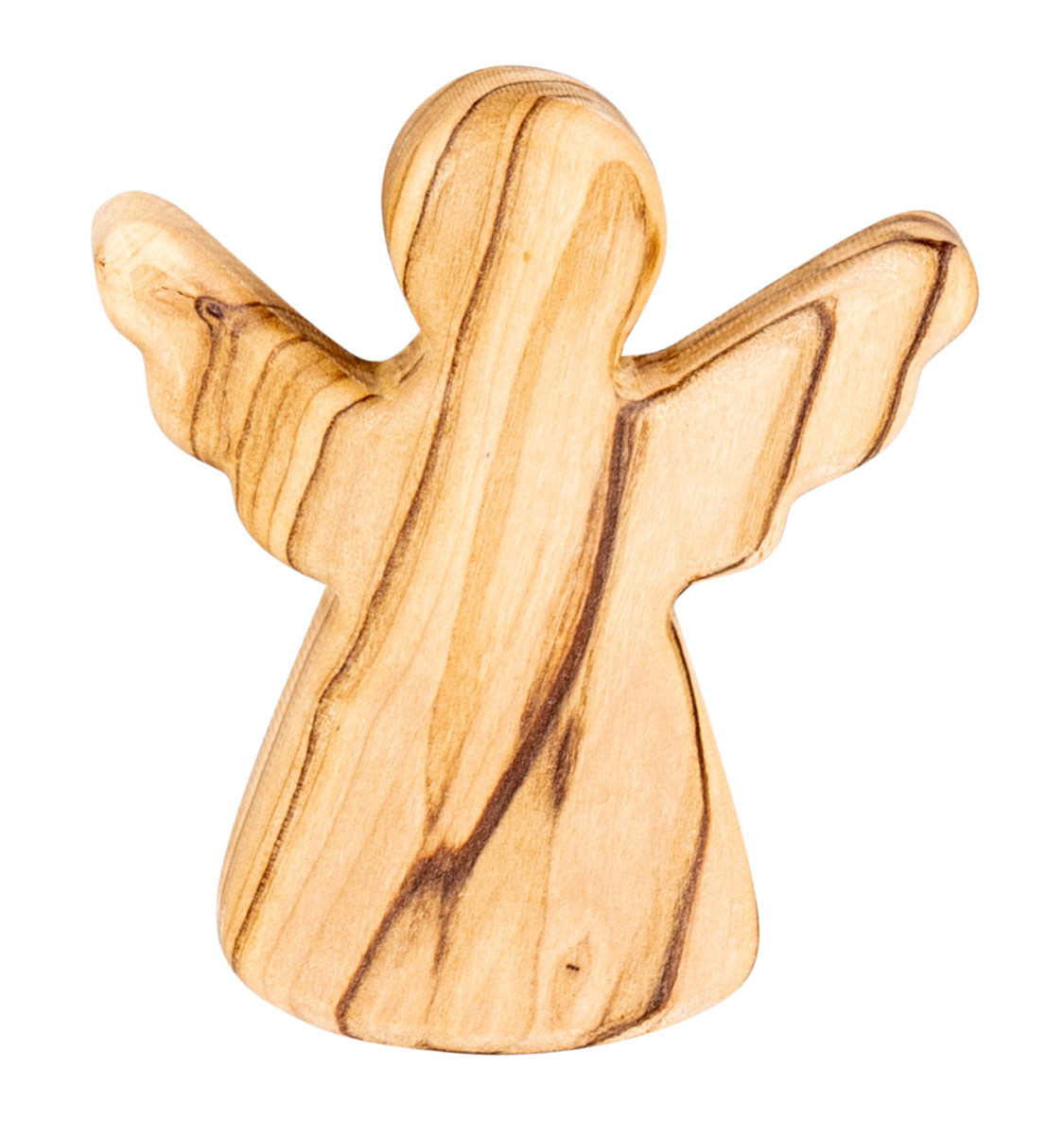 Schutzengel Olivenholz H6cm Glücksbringer Handschmeichler Engel Figur Geschenk