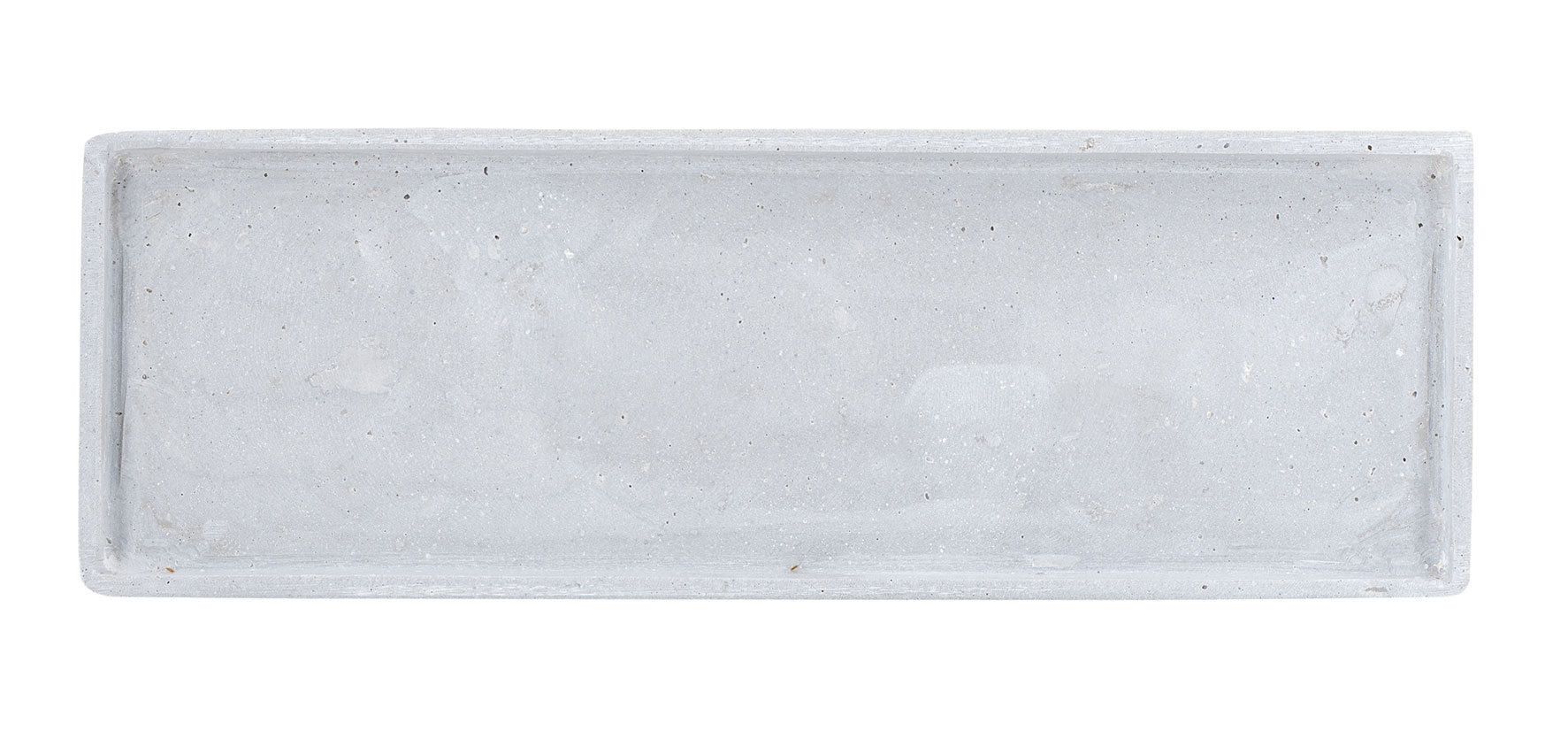Deko Tablett L44cm Rechteckig Grau Betonoptik Dekoschale Tischdeko Aufbewahrung
