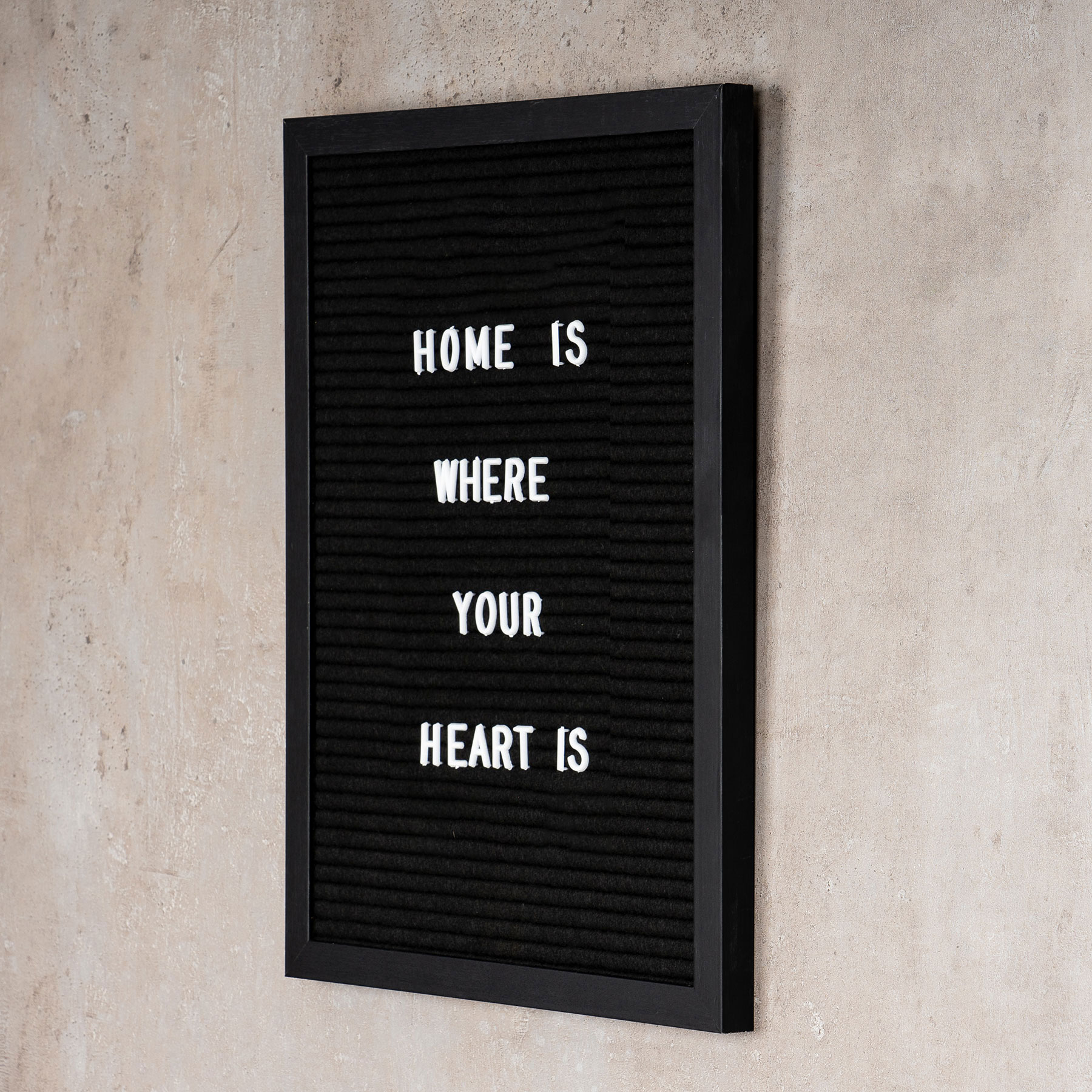 levandeo Buchstaben Tafel Holz 30x40cm Letter Board Schwarz Stoff Stecktafel