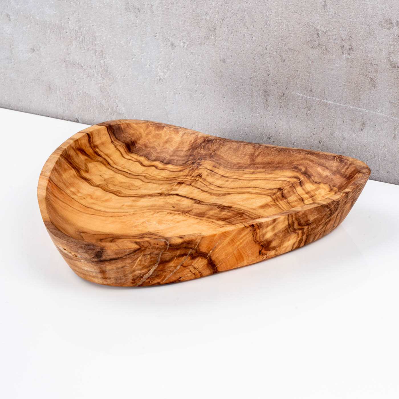 Olivenholz Schale ca. 17x17cm Herz Holzschale Holz Tischdeko Dekoschale Unikat