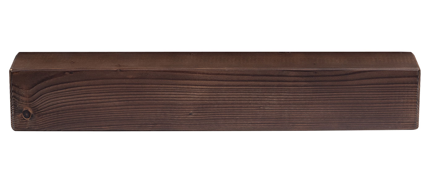 levandeo Wandregal Holz Massiv 60x10cm Nussbaum Farbig Wandboard Regal Vintage