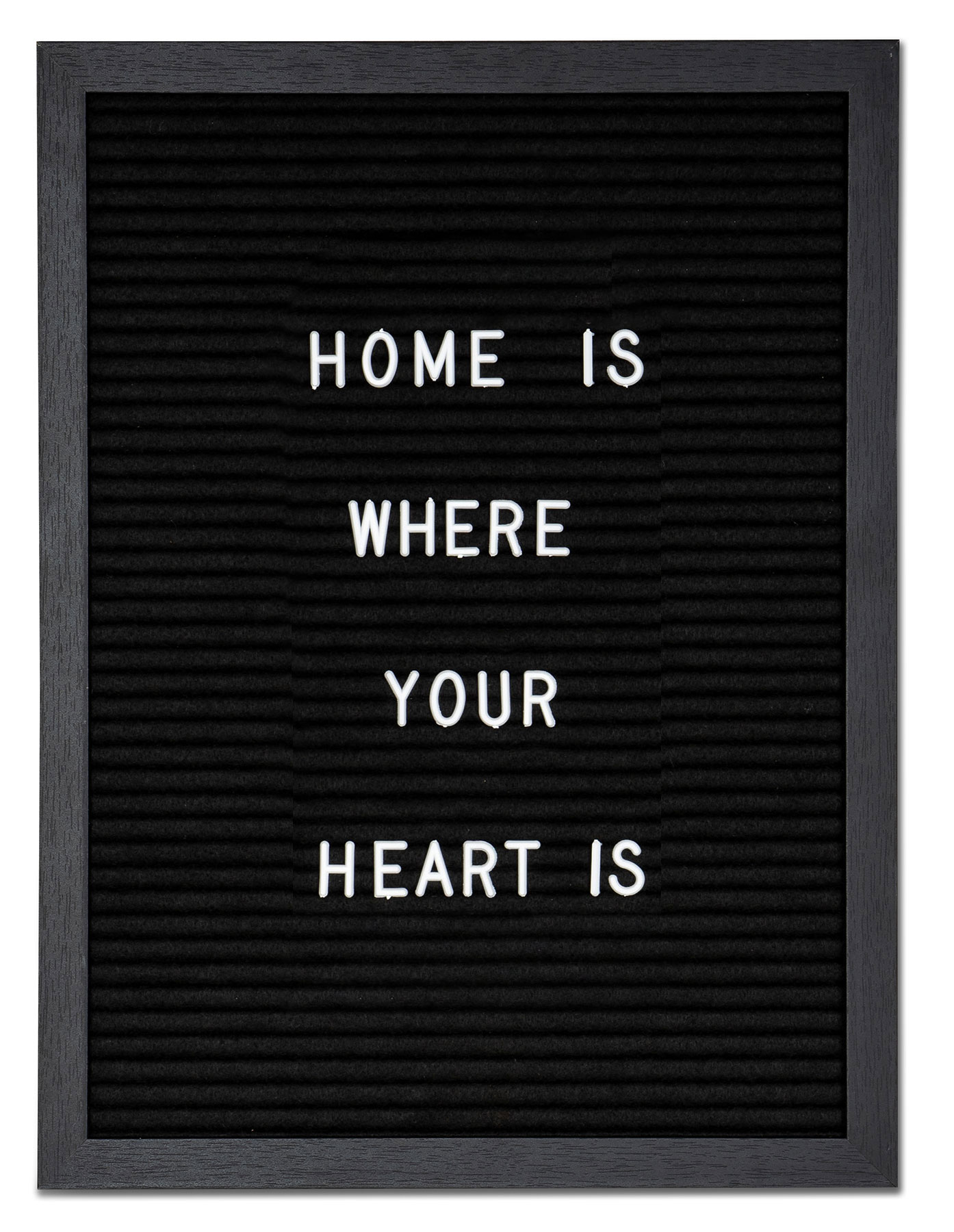levandeo Buchstaben Tafel Holz 30x40cm Letter Board Schwarz Stoff Stecktafel