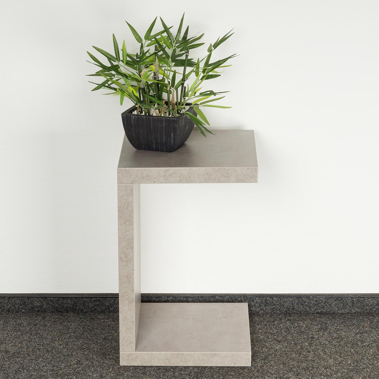 Beistelltisch Coco 32x32x50cm Betonoptik Deutsche Herstellung verleimt