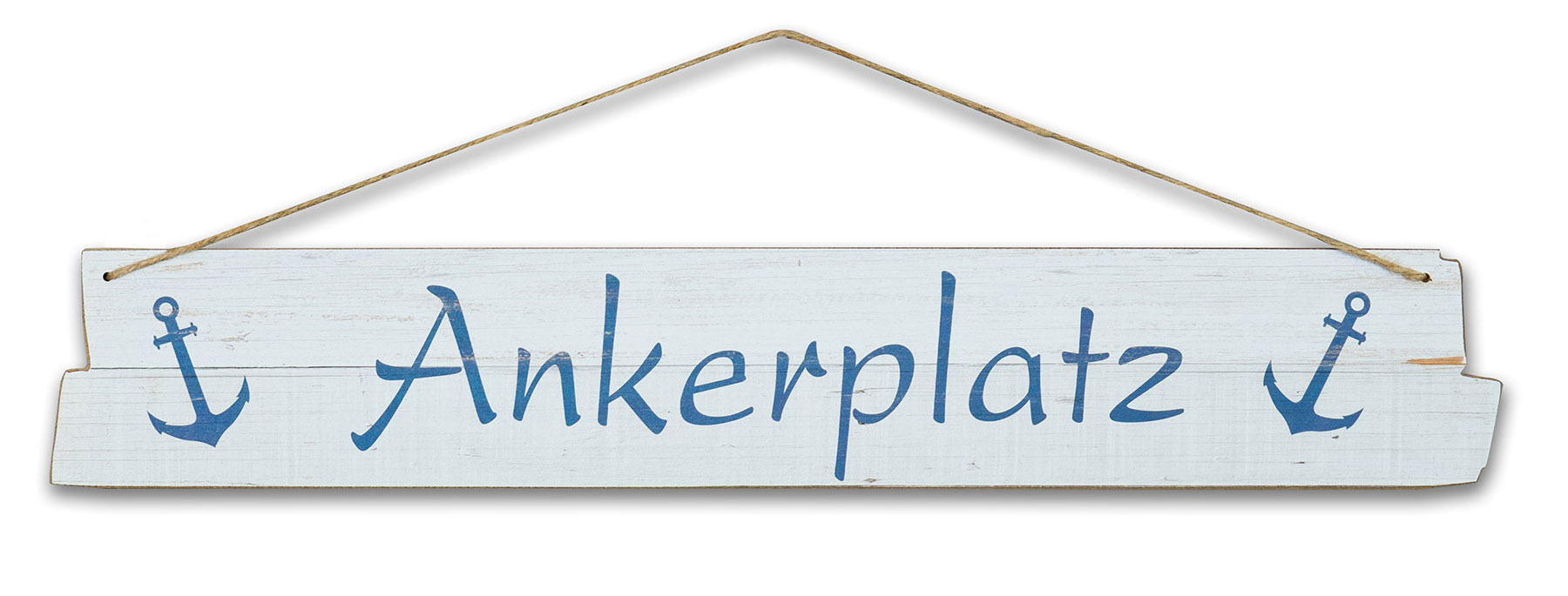 Türschild Türhänger Holz 60x10cm Ankerplatz Schild Maritim Wandbild Deko