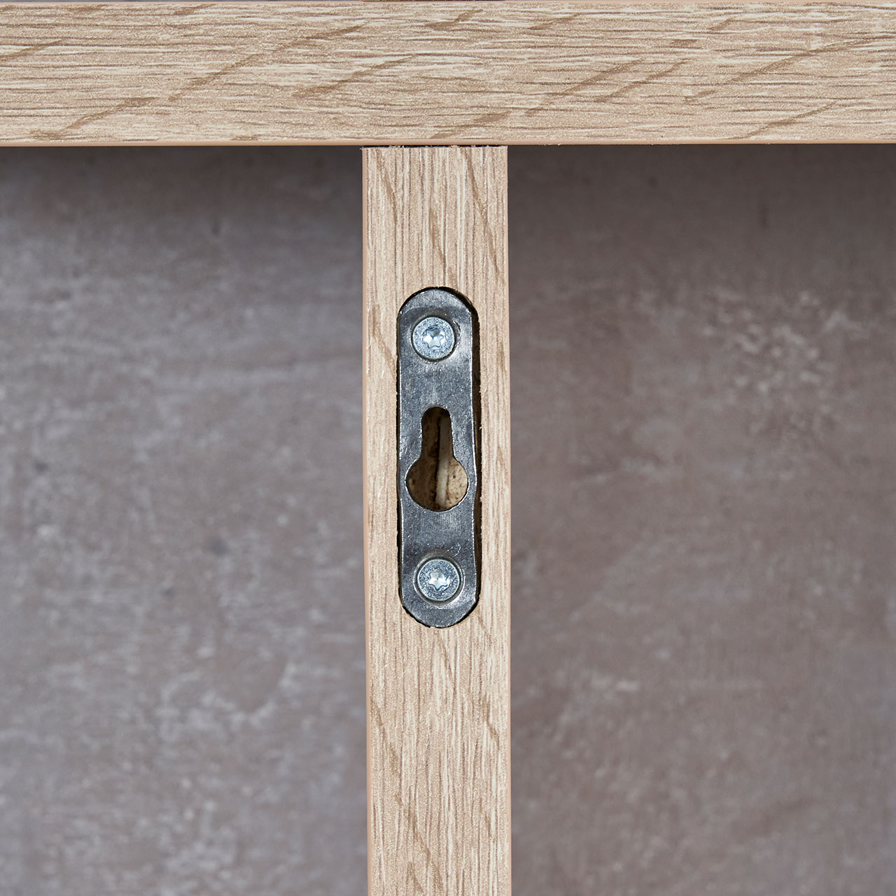 Regal BxH 98x48cm Holz Steckregal Sonoma Eiche Wandregal Bücherregal Ablage Deko