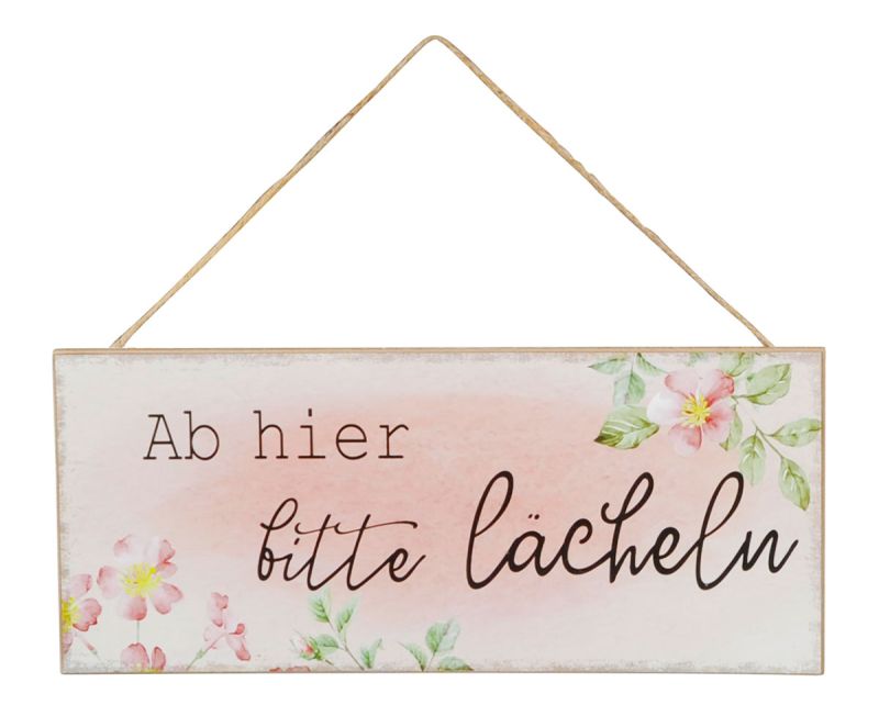 4er Set Schilder 35x15cm Rosa Sprüche Alltagsheldin Holz Wandbild